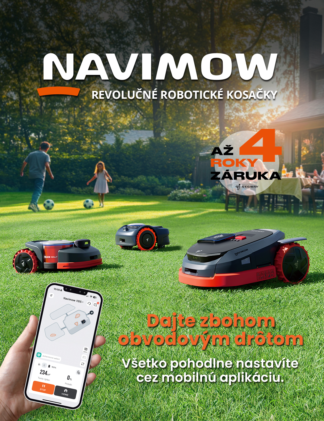 Robotické kosačky Navimow