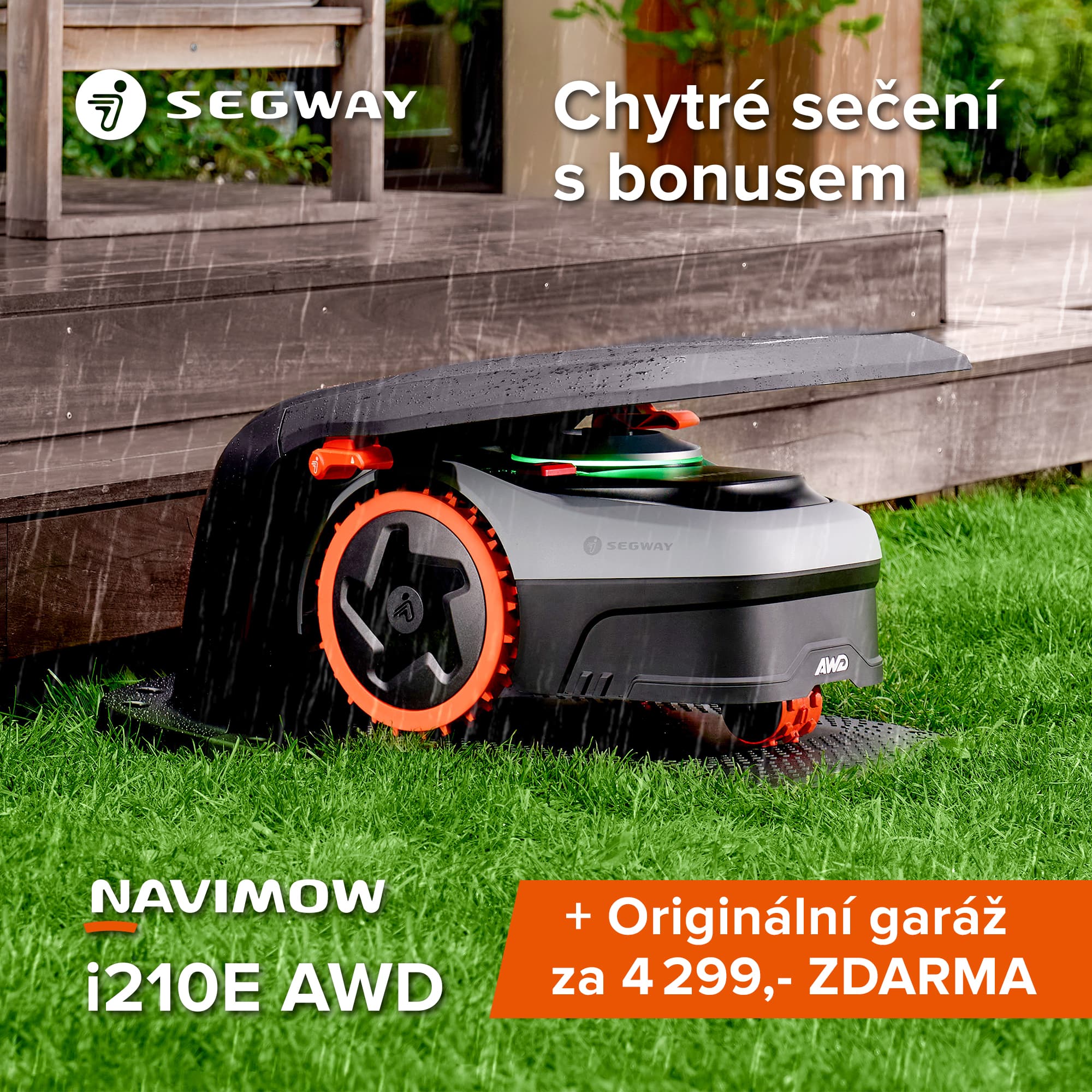 Navimow i210E AWD + Garáž zdarma