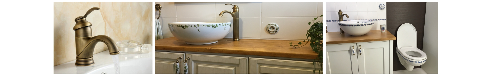 Dekorovaný porcelán koupelna