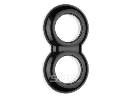 doppelabdeckung rundeabdeckung porzellan schwarz thpg