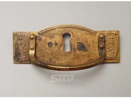 18328.06401.03 mosazná rustikální úchytka