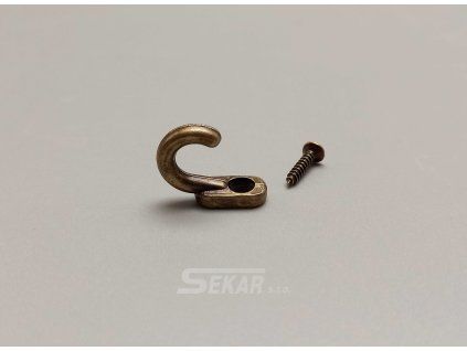 mini háček patina 16x13x5mm