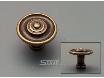 24457.02500.09 rustikální úchytka knopka