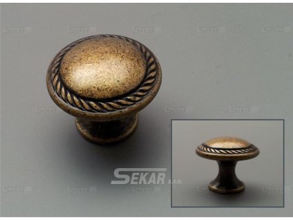 Rustikální úchytka knopka  24223Z02500.09