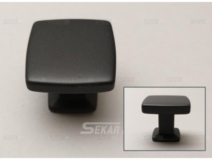 WPO780.02800.N4 konpka čtverec 28mm černá