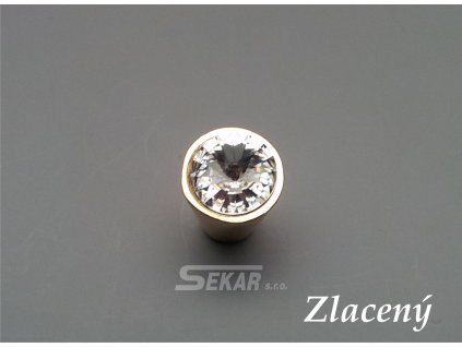 Luxusní moderní designová úchytka s kameny Swarovski WPO633.017.15