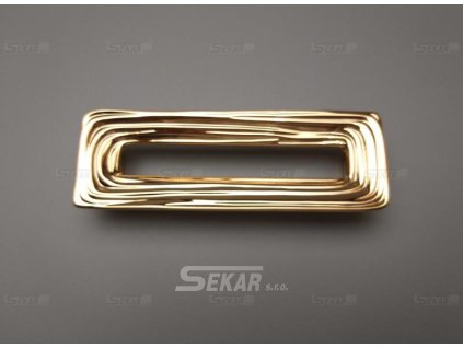 Zlacená designová úchytka 15160Z1280B.15