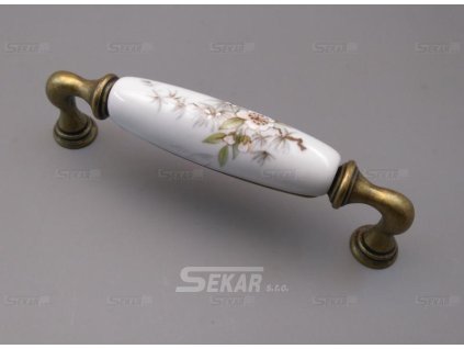 15136K1285A.09 rustik úchytka 128mm čínská růže