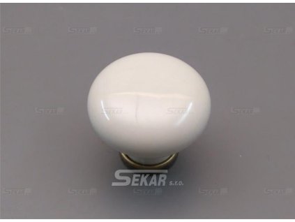 24136P0302A.09 krémově bílý porcelán knopek