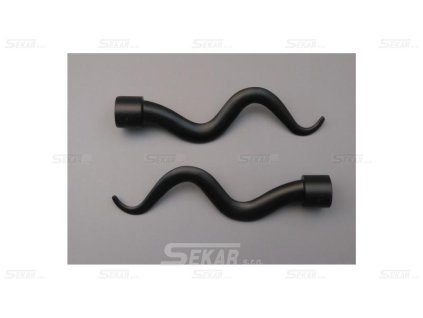 koncovka na tyč 20mm  černá 687   2ks