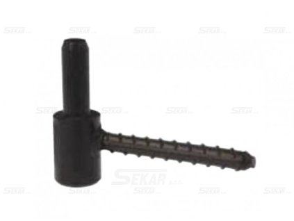 čep 14  Gotik 8040 - 80mm do zdi  černý