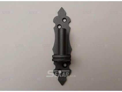 Čep k pantu ozdobný D13/11mm černý