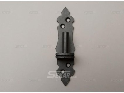 Čep k pantu ozdobný D10/11mm černý