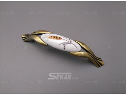 M95K0965B.09 porcelánová úchytka 96mm