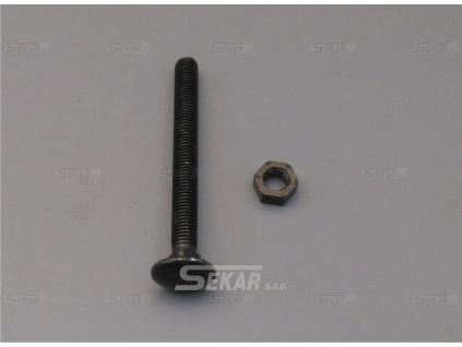 Vratový šroub M7x70 černý
