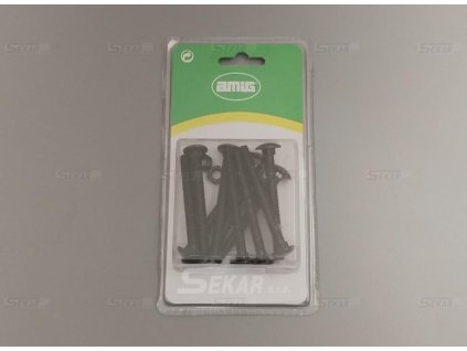 Vratový šroub M7x70 černý 10ks