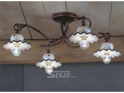 C404-4/C Keramický lustr 4 ramenný