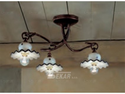 C404-3/C Keramický lustr 3 ramenný ROMA