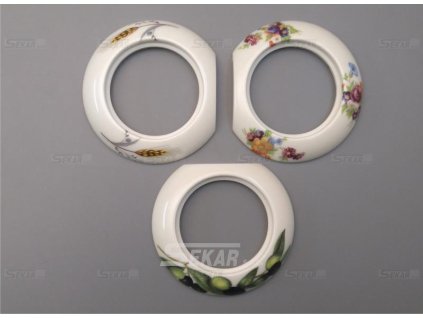 Rámeček 1x zkosený DATA/TV/SAT dekorovaný