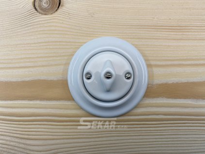 Spínač otočný DECENTO č.6 bílý 3560K-C06345