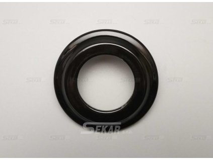 Rámeček pro vypínače a zásuvky 1x černý