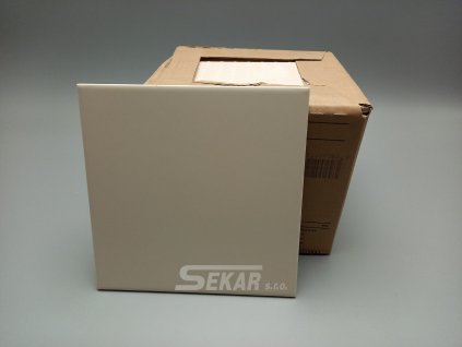 Dlaždice 20x20 krémově bílá matná 1m2 RAL9001