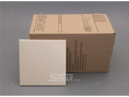 Dlaždice 15x15 krémově bílá matná 1m2 RAL9001