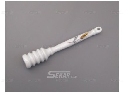 Porcelánová naběračka na med 14cm