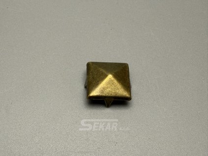 Ozdobná krytka narážecí čtverec malý 12x12mm