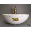 Malované umyvadlo půlkulaté BAU 45cm
