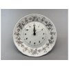 Porcelánové hodiny talíř 27cm dekorované