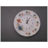 Porcelánové hodiny talíř 27cm dekorované