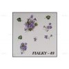 Dekor porcelánu 49 Fialka