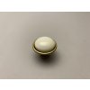 Úchytka knopek kov + porcelán 35mm  24316P03500