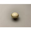 Úchytka knopek kov + porcelán 35mm  24316P03500
