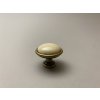 Úchytka knopek kov + porcelán 40mm  24316P04000