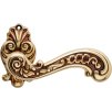 Mosazná klika BAROCCO 1520RB na rozetách 015