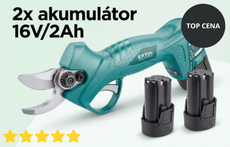 Nožnice záhradnícke akumulátorové