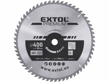 4170 kotuc pilovy s sk platkami o400x3 8x30mm 60z extol premium