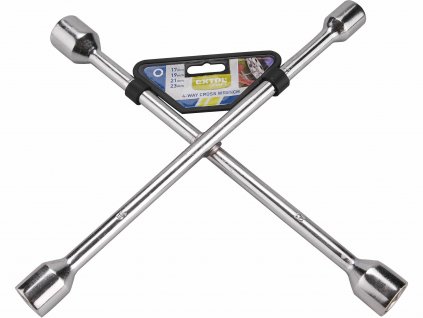 4386 kluc krizovy na kolesa 17 19 21 23mm extol craft