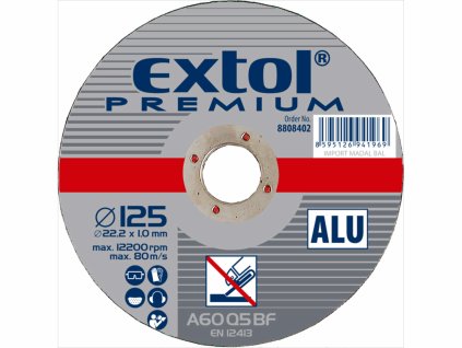 4434 kotuc rezny na hlinik 125x1 0mm extol premium