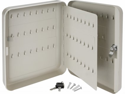 5004 schranka na kluce ocelova 300x240x80mm 93 hacikov 2x kluc 99023