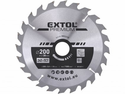 5850 kotuc pilovy s sk platkami o200x3 2x30mm 24z extol premium