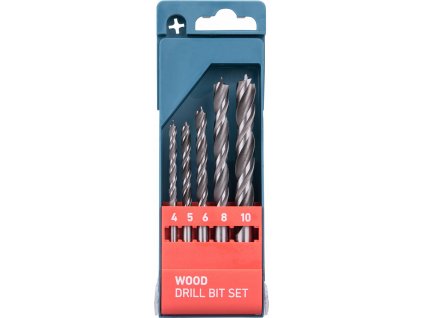 6147 vrtaky do dreva sada 5ks o4 10mm crv crv extol premium