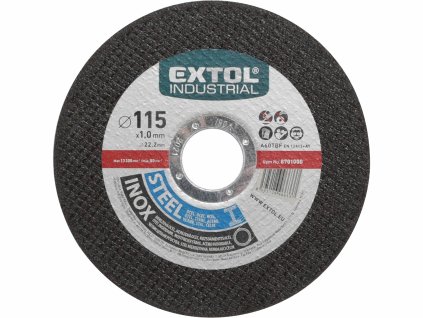 7440 kotuc rezny na ocel a antikoro 115x1 0mm extol industrial