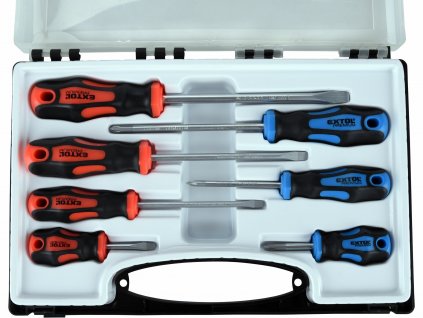 8133 skrutkovace magneticke 7 dielna sada crv extol premium