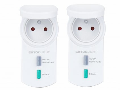 8409 zasuvka dialkovo rf ovladana 2ks exterierova extol light