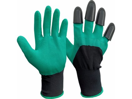 12486 rukavice polyester s pazurmi macane v latexe 8 8856661