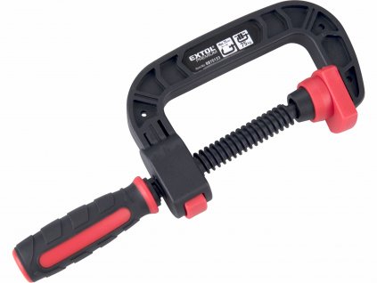 12558 svorka plastova tvar c 75mm extol premium