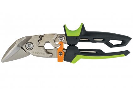 FISKARS 1027210 Prevodové nožnice na plech PowerGear, offsetové pravé